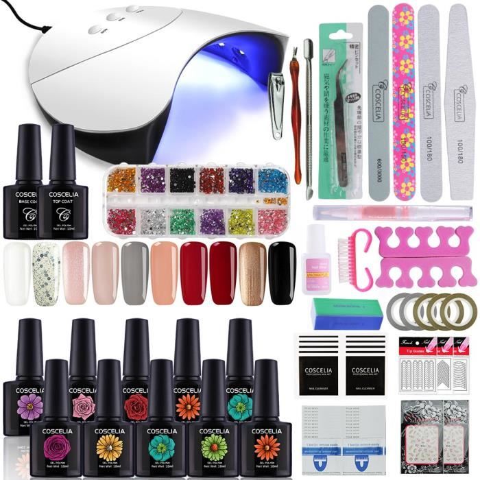 Coscelia Kit 10pc Vernis A Ongles Semi Permanent