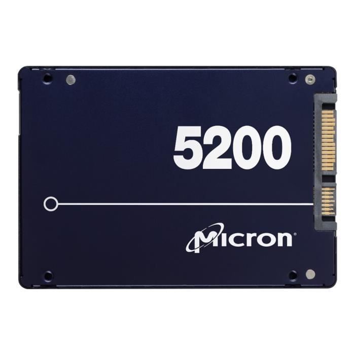 Achat Disque SSD MICRON Disque dur 5200PRO - 960 GB SATA 2.5INTCG DISABLED ENTRP SSD pas cher