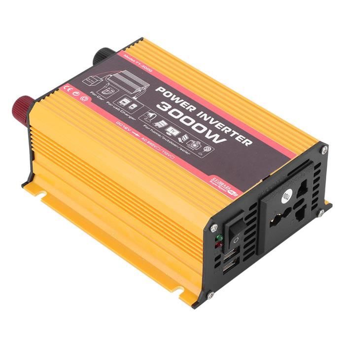Vvikizy Onduleur de voiture Onduleur de puissance solaire pour voiture