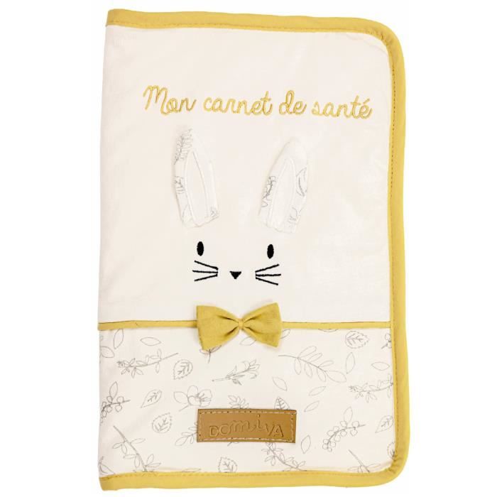 Barbacado Protege Carnet De Sante Bebe Lapin Jaune Cdiscount Puericulture Eveil Bebe