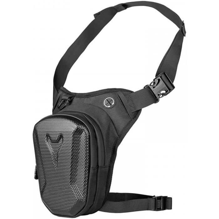 VOBUKE Sac De Jambe Tactique Étanche - Sacoche Cuisse Réfléchissante Pour Sport, Voyage, Moto - Multifonction