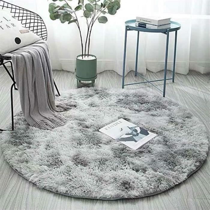 Swsen Tapis Salon Shaggy Longs Super Doux - Shaggy Tapis Moelleux Dessous Antidérapant - Tapis Chambre Lavable Moderne à Poils Longs 40x120 Cm, Vert Foncé