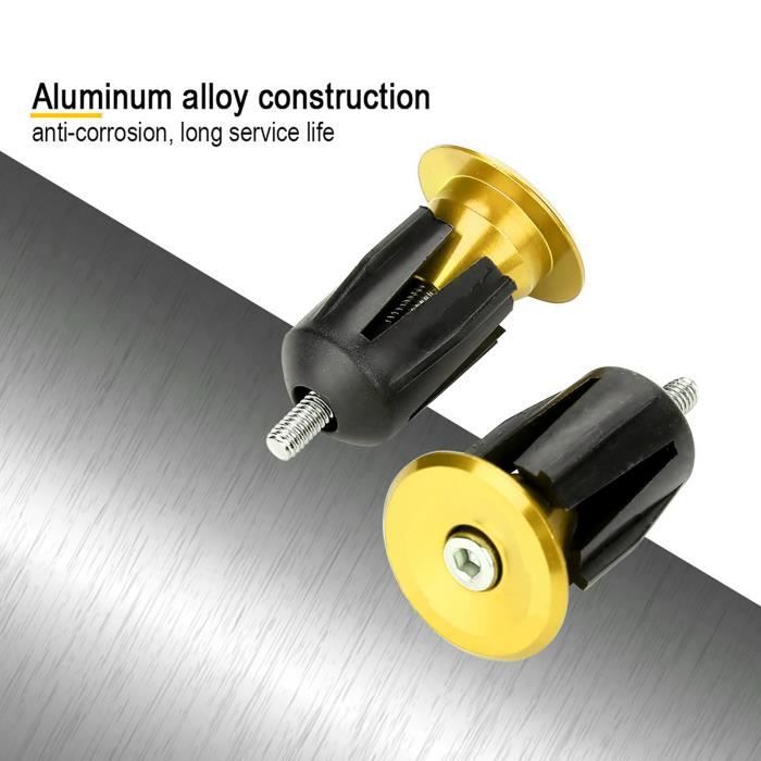 Lot De 3 Embouts De Guidon Vélo En Alliage Aluminium – Diamètre Réglable 16-22,7 Mm – Pour VTT, Route, Vélo Pliant – Avec Outil D'installation - 9