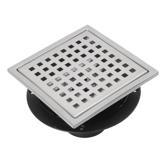 Siphon De Sol Invisible - YOSOO - 4 Pouces - Acier Inoxydable - Anti