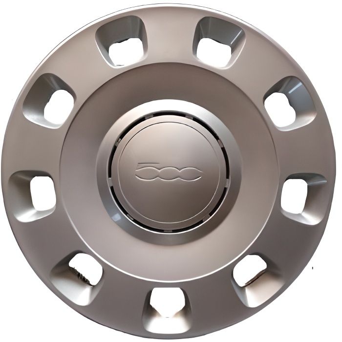 Enjoliveurs De Roues DRACO CS Noir-argent - Lot De 4 Pour Jantes 13 Pouces