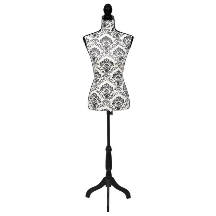 Buste à poser homme noir H60cm