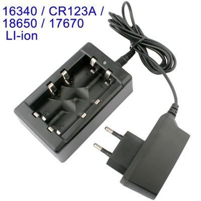 Solts Chargeur Intelligent 2 Slots Pour Batteries 32650 26650 18650 17670 16340