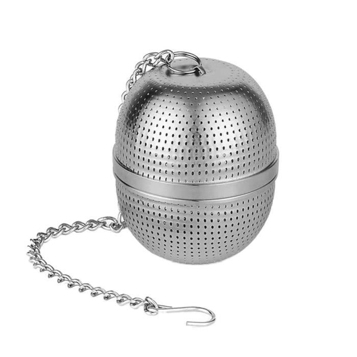 Réutilisable de Thé Passoire Filtre en Vrac Filtre Avec Longue Corde Boules à Thé Acier Inoxydable Infuseur à Boules de Thé 4 Pièces Filtres à Thé