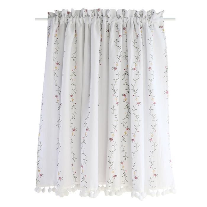 Rideau De Noël Occultant – Brise-bise Décoratif Avec Motif Bonhomme De Neige – Rouge, Taille 45x175 Cm – Pour Cuisine, Salon, Chambre