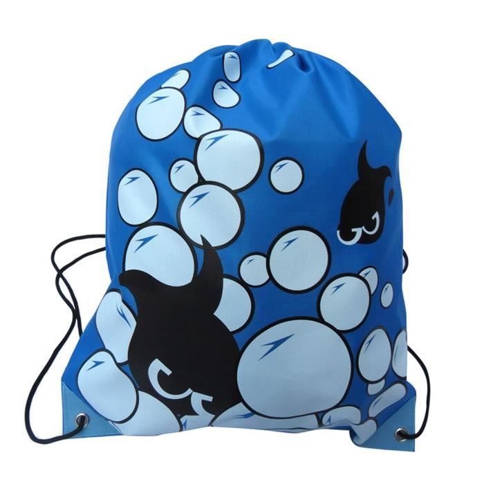 Sac De Sport à Cordon Jesustree Pour Enfant – Imperméable, Poche Humide/sèche, 36x29x6 Cm | Pour Piscine, Plage, Gym