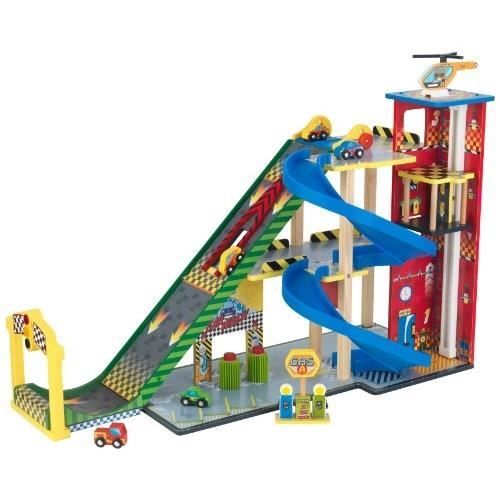 Jeu de construction - KIDKRAFT - Ensemble rampe voiture de