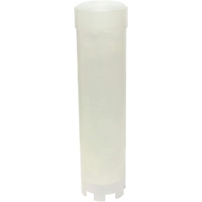 Cartouche Anti-calcaire AQUAWATER - Cristaux Polyphosphates, Durée 12 Mois, Pour Bol 9"3/4, Made In France