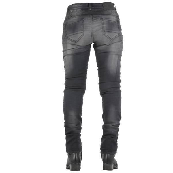 JEAN MOTO FEMME OVERLAP IMOLA (24 - Noir délavé)