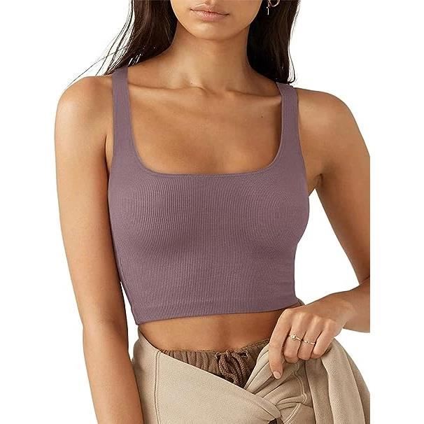 Débardeur Femme été Sans Manches - Col Rond, Coupe Confortable - Doux Et Léger, Parfait Avec Jean Ou Short - 5