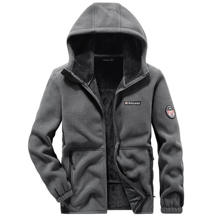 Polaire online gris homme