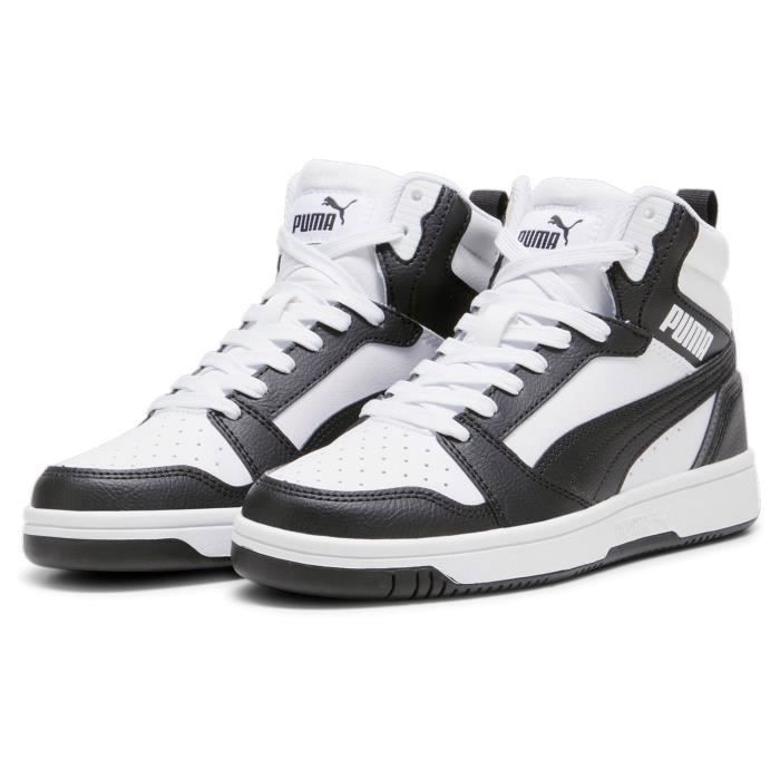 Puma Baskets - Puma - Rebound V6 Mid - Enfants - Cuir - Semelle intérieure amortissante