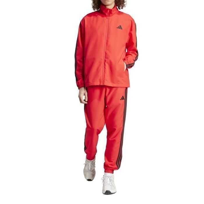 Adidas Survêtement pour Homme Basic 3-Stripes Woven Rouge JI8851