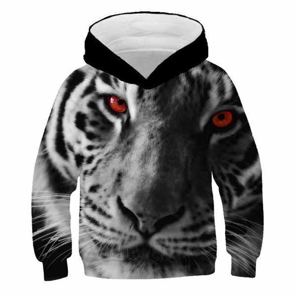 Veste vintage zippée à motif léopard/tigre avec cordon de serrage/veste anorak - France