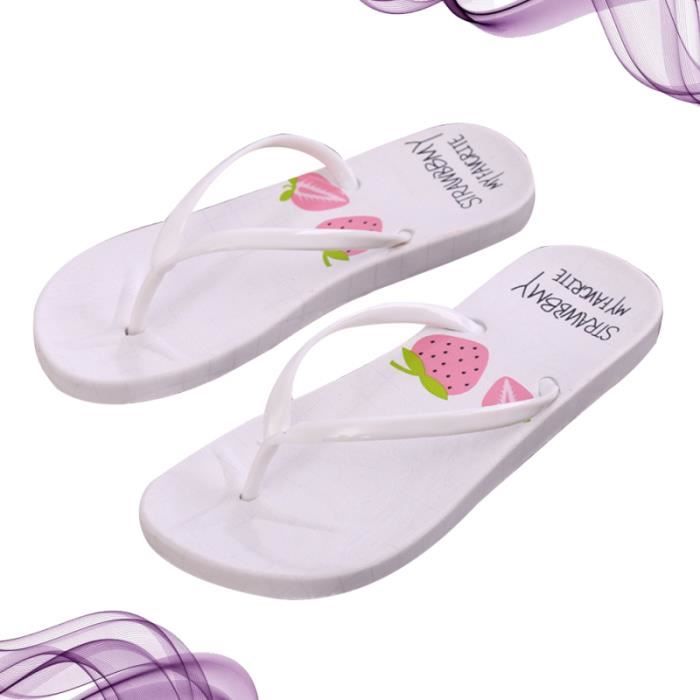 Femmes Chaussures Adulte Femelle Longue Pantoufle Chaussettes Pour Femmes Femmes D'été Couleur Unie Sans Lacet Décontracté Bout Ouvert Plat Doux Claquette Poisson Chaussures Ete Femme (White, 36