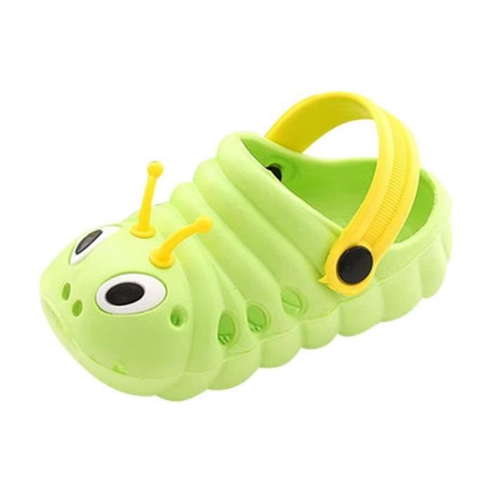 Enfants Sandales Garcons Sandales Pour Bebes Garconss Et Filles Chaussures De Plage En Plastique Pour Nouveau Ne Impermeables E Green Cdiscount Chaussures