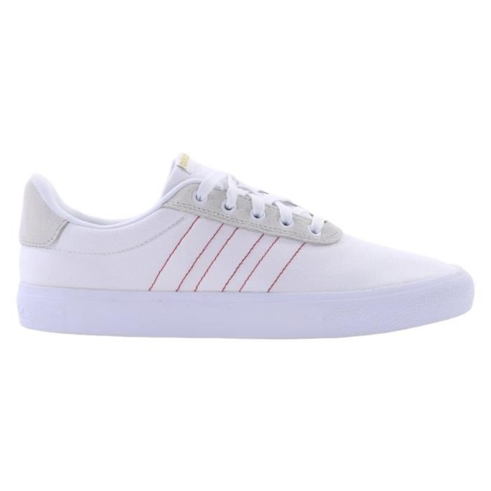Adidas Chaussures de sport ADIDAS VULCRAID3R pour homme - Blanc - Lacets - Dessus synthétique