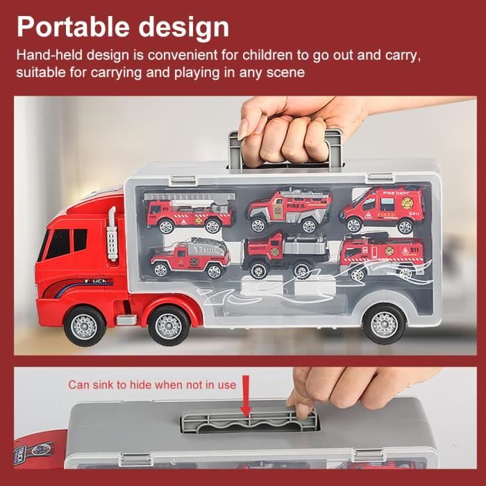Aolidsive Jouet Modèle de Camion Conteneur en Alliage, Carrosserie de Voiture Hautement Simulée avec Fonction de Retrait, Véhicule de 12.2 Pouces pour Aolidsive Jouet Modèle de Camion Conteneur en Alliage, Carrosserie de Voiture Hautement Simulée avec Fonction de Retrait, Véhicule de 12.2 Pouces pour