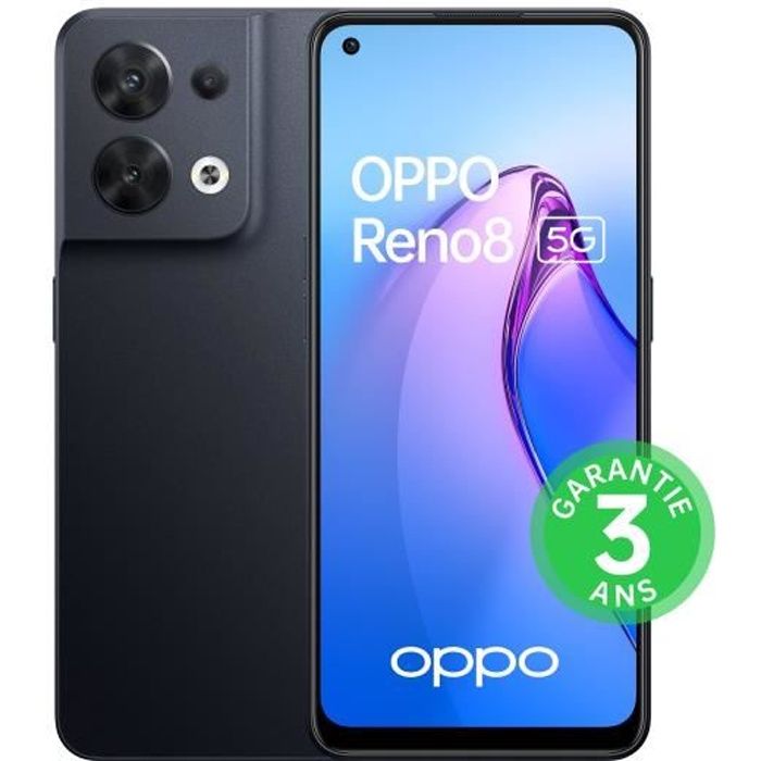 OPPO Reno8 5G 256 Go Noir