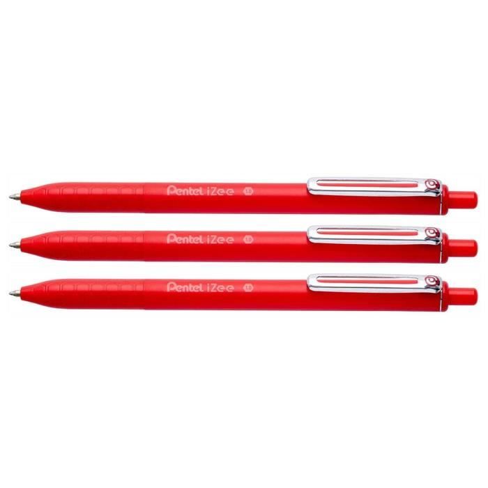 PENTEL Set Di 3 Penne A Sfera Roller R56, Inchiostro Nero, Punta Fine 0,3 Mm, Diametro Sfera 0,6 Mm, Cappuccio Con Clip, Corpo Verde - 3
