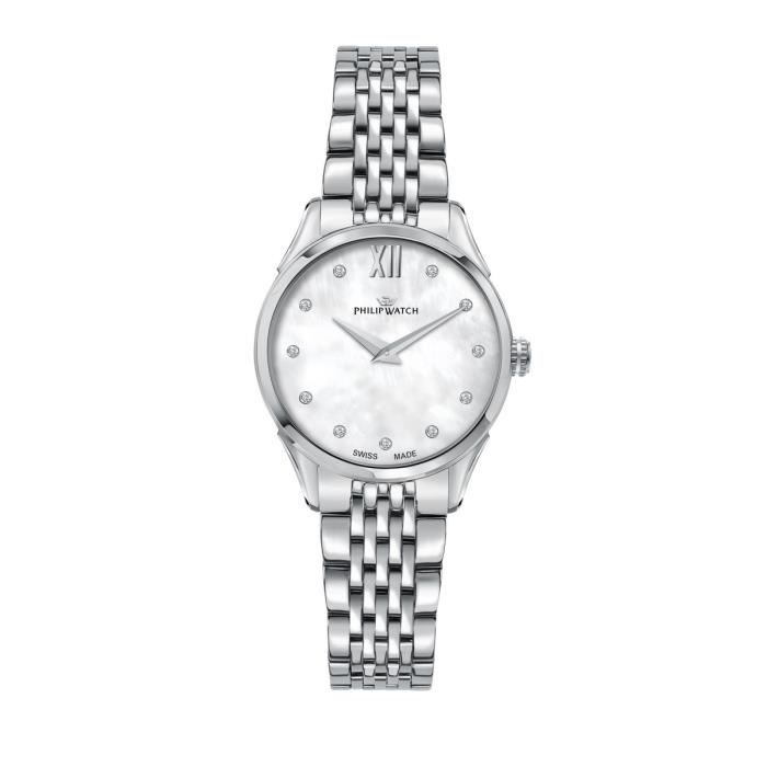 Stainless Steel Philippe Blanc Watches Silver Montreux Silver Mesh