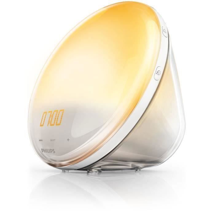 Philips HF3532-01, Lumière de réveil, 300 lux, LED, 1 ampoule(s), Ambiance, 40 min