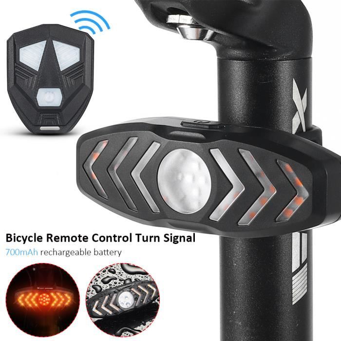 Lumiere Velo Feu Arrière Vélo Avec Clignotants Et Klaxon 120 DB Lumiere Velo Feu Arrière Vélo Avec Clignotants Et Klaxon 120 DB