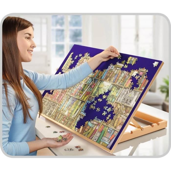Ravensburger Chevalet à Puzzle Anti-Glisse Pour Puzzles Jusqu'à 1000 Pièces - Confort Et Praticité
