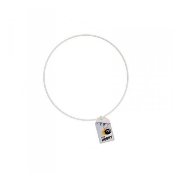 Cercle attraperêve, métal, blanc, 10 cm Cdiscount Maison