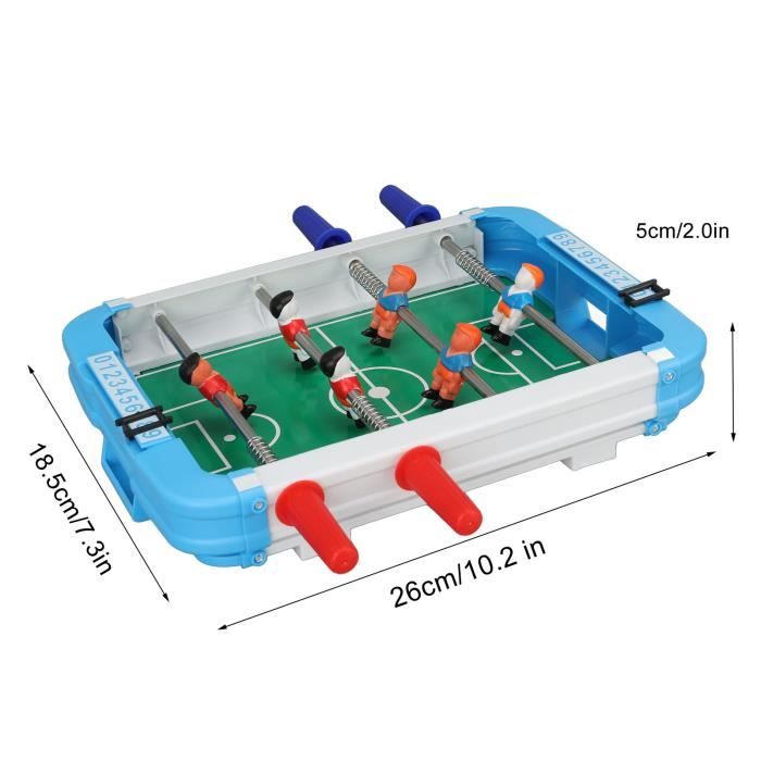 Jeu de football de bureau SALUTUYA Mini baby-foot portable Blanc  Pour enfant de ans et plus