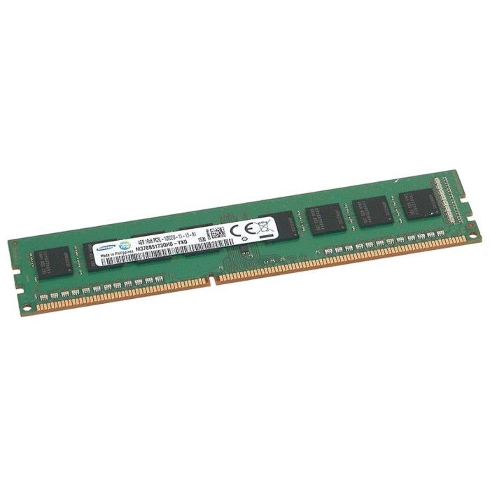 4Go Ram Samsung M378B5173Qh0-Yk0 Ddr3 Pc3L-12800U 240Pin 1600Mhz 1.35V 1Rx8 Cl11
