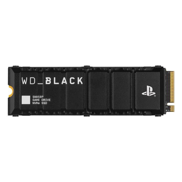 SSD - WD - BLACK SN850P - 2 To - M.2 - Dissipateur thermique - PS5