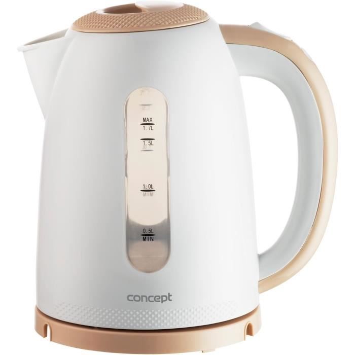Bouilloire Design Rétro NEDIS Orange 1,7L 2200W - Soft Touch - Pour Thé/café - Neuve