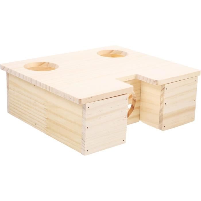 Cage De Hamster Maison en Bois Jouets pour Hamsters Maisons De