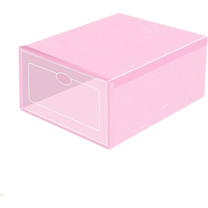 YITAHOME Boîtes à Chaussures Transparentes - Lot De 12 - Empilables, Respirantes - Pour Pointure Jusqu'à 46