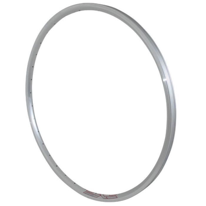 Roue vtc 700x35 avant p2r alu noir double paroi moy alu axe plein