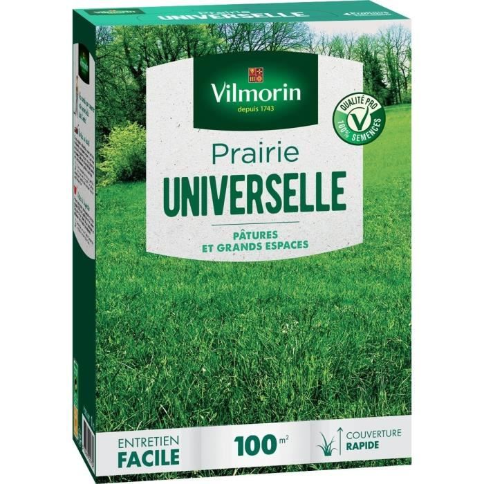 VILMORIN Semences Prairie universelle - Boîte de 1 kg