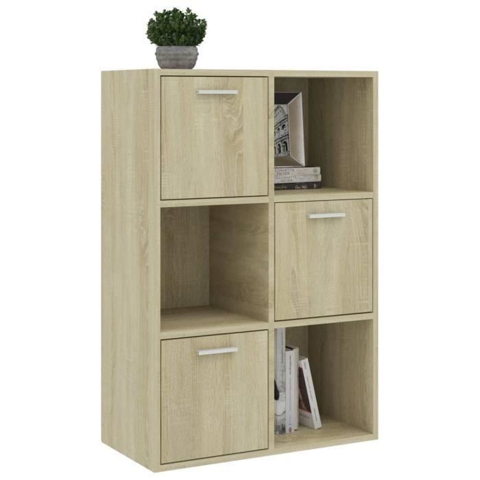 Armoire de rangement Chêne sonoma 60x29 5x90 cm Aggloméré MEY