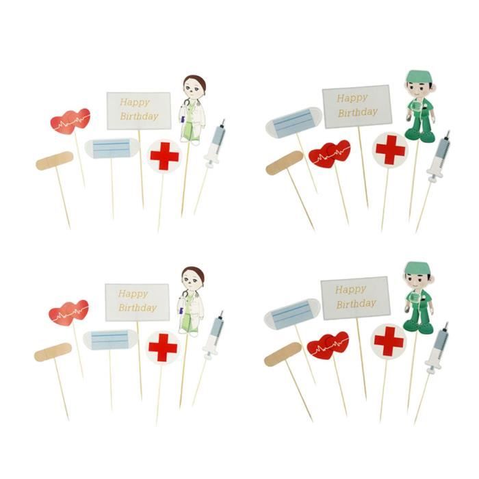 56 Pcs Cake Toppers Infirmiere Medecin Creative Cupcake Picks Party Supplies Fruit Insert Gateau Topper Figurine Decor De Gateau Cdiscount Maison 56 Pcs Cake Toppers Infirmiere Medecin Creative Cupcake Picks Party Supplies Fruit Insert Gateau Topper Figurine Decor De Gateau Cdiscount Maison