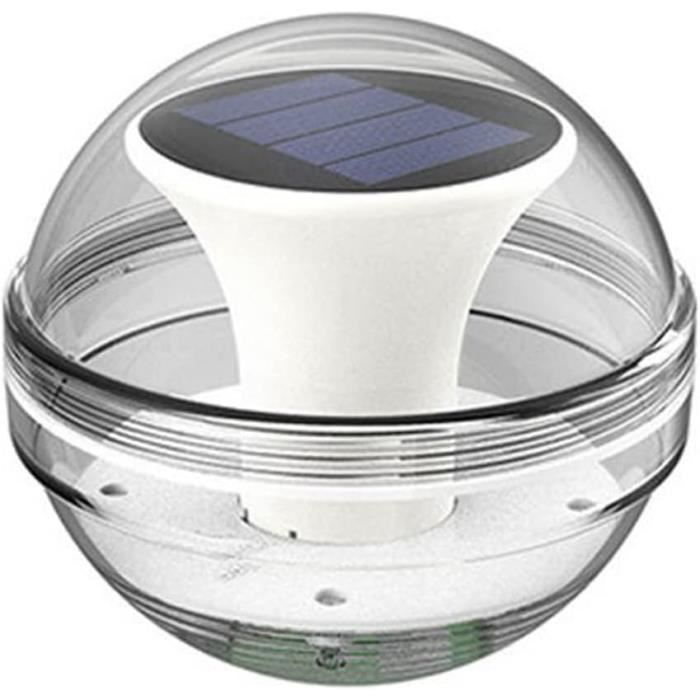 Lampe Solaire D'Ambiance Shimmer Color Changing – 30 Cm – Pierre Lumineuse Extérieure Multicolore Automatique
