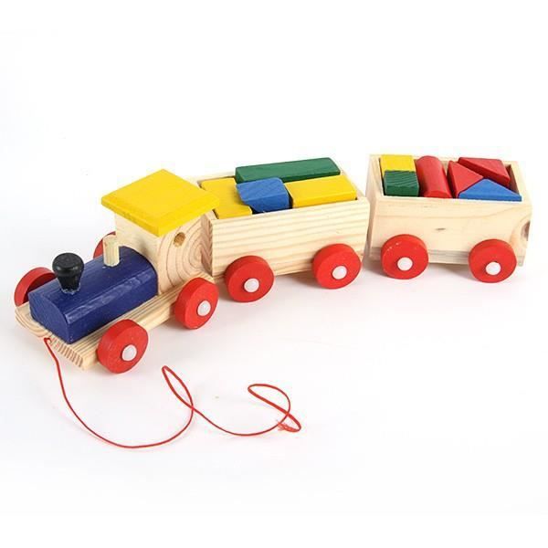 Amusant Les Enfants Bebe Bebe Jouets Jouets En Bois Colore Jeu Educatif Train Camion Mis En Forme Cdiscount Jeux Jouets