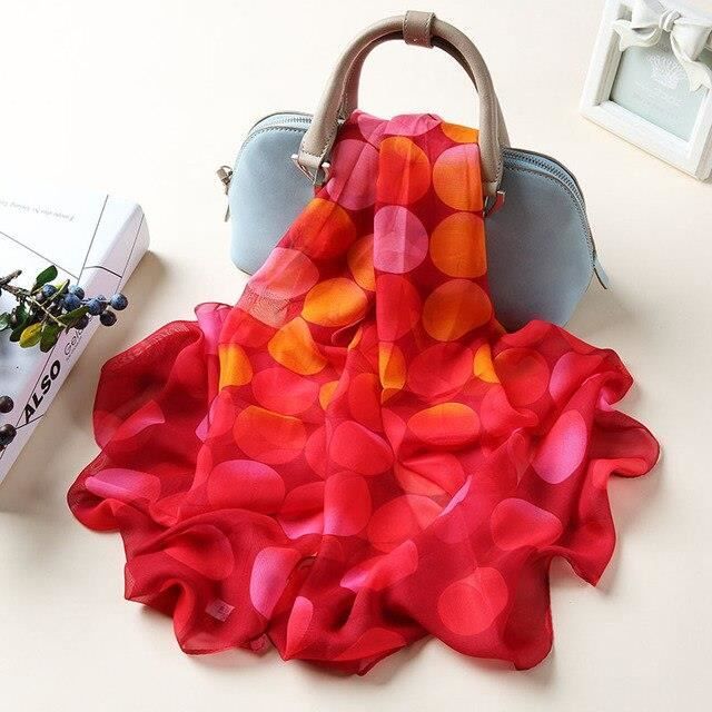 Femmes Dames Années 50 Carré En Mousseline De Soie Cou Foulard Foulards