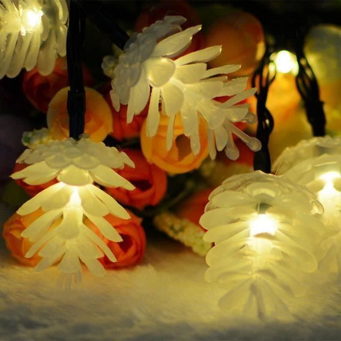 RU13030DECORATION LUMINEUSE Lampes de noël solaires de lumière cône de