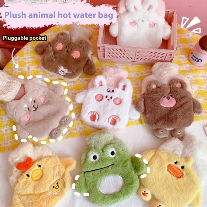 COZY NOXXIEZ Chauffe-mains douillet en peluche pour enfant - Doudou en peluche, oreiller comme coussin chauffant moelleux pour lit, voiture et maison (hérisson
