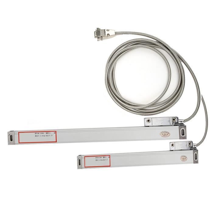 Zerone encodeur linéaire Échelle linéaire de course de 2 pièces 100mm ...