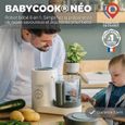 BEABA, Babycook Néo Robot Cuiseur Bébé 6 en 1, Made in France, White Silver-1